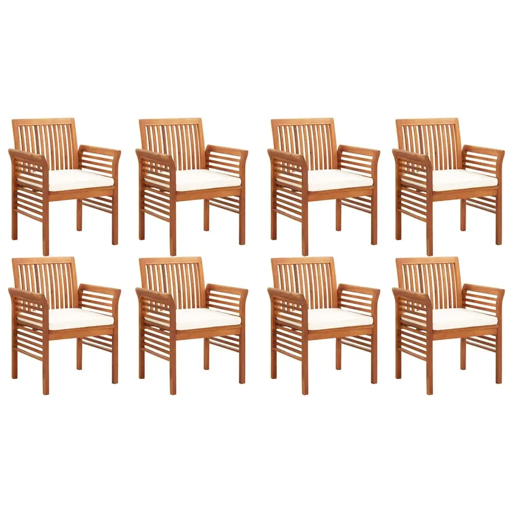 9 Piece Outdoor Dining Set with Cushions