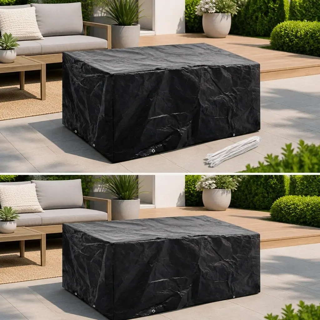 Garden Furniture Covers for Rattan Set, 2 pcs