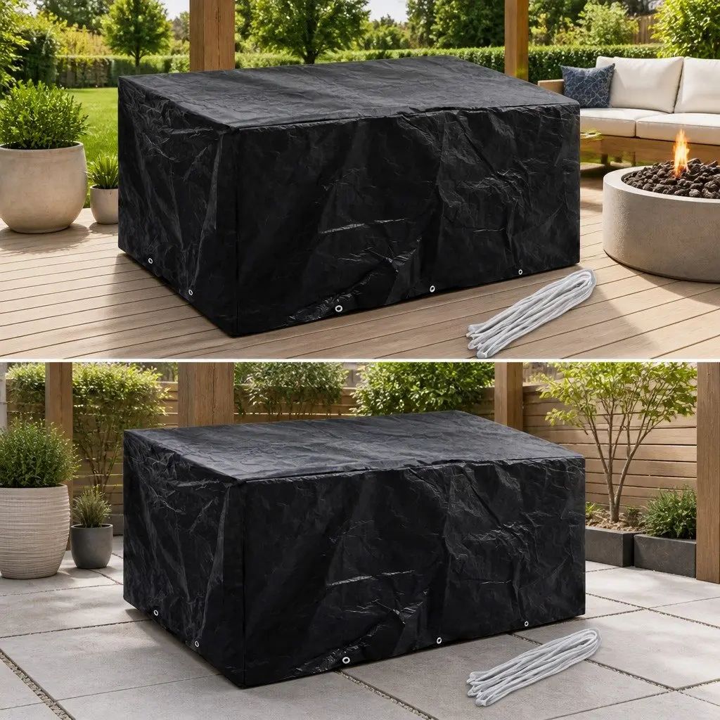 Garden Furniture Covers for 6-Person Rattan Set