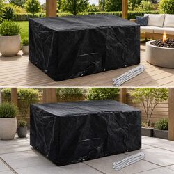 Durable Garden Furniture Covers for 6-Person Rattan Set