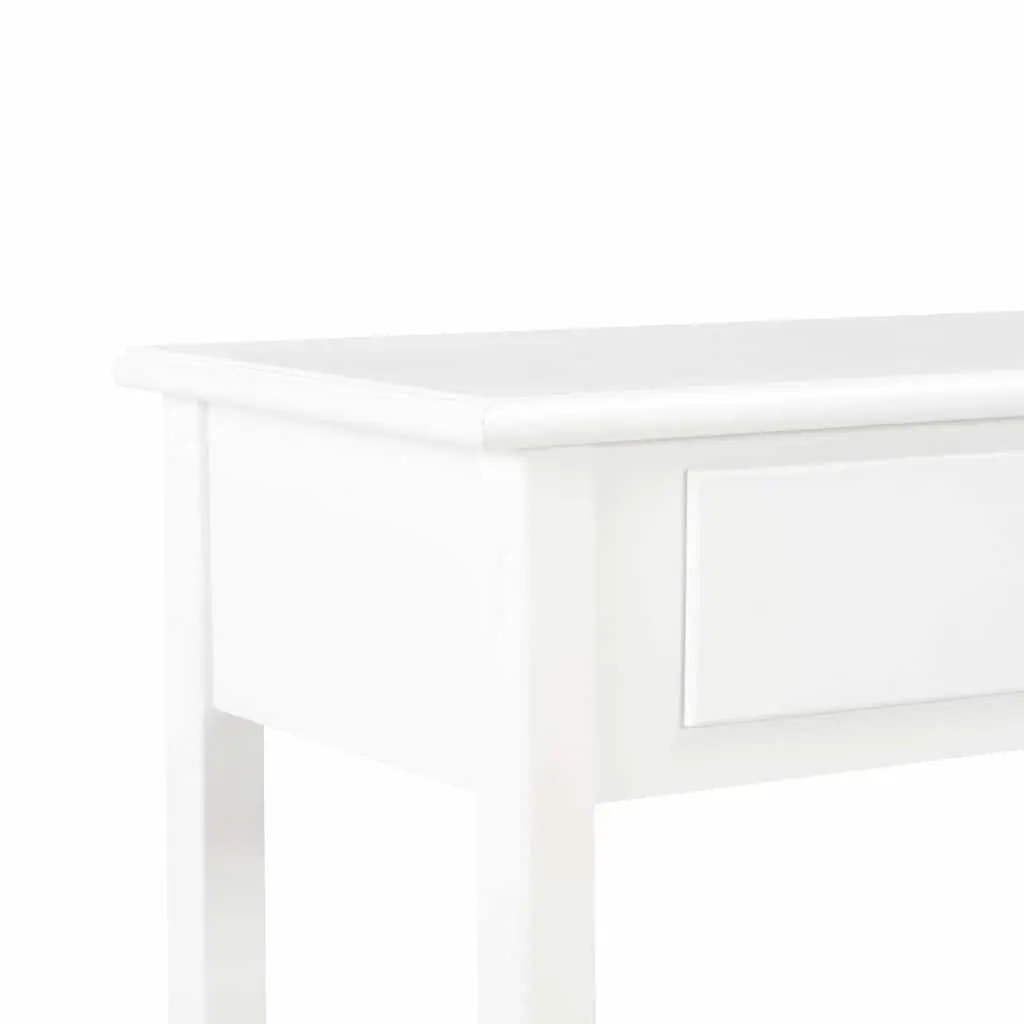 White Storage Sideboard with 2 Drawers and 2 Shelves