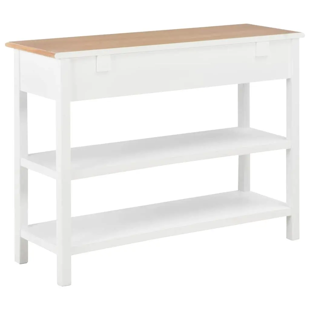 White Storage Cabinet with 2 Drawers