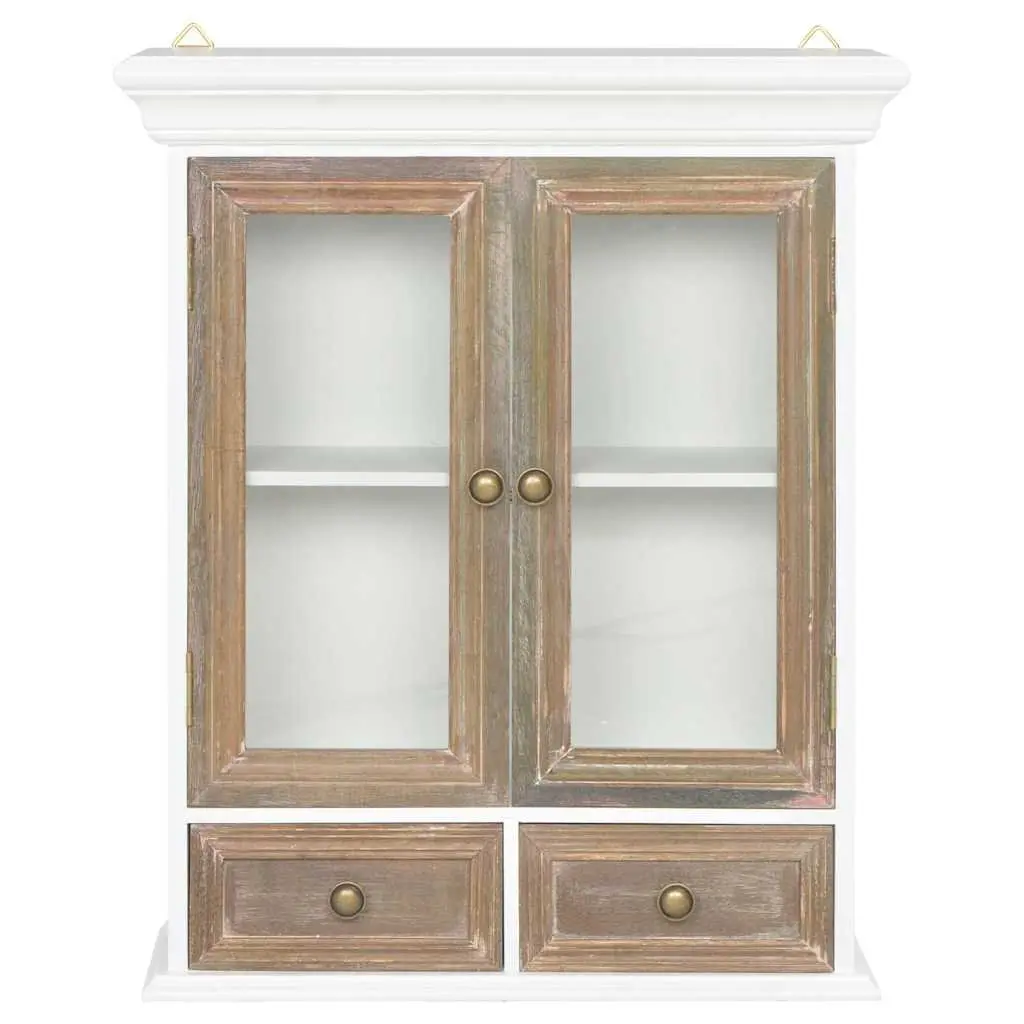 Wall Cabinet Engineered Wood 49x22x59cm White