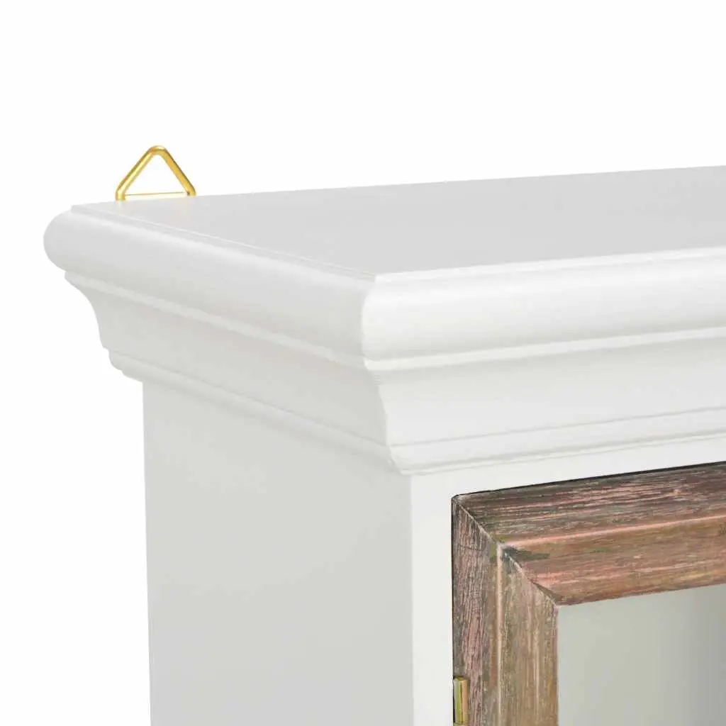 Wall Cabinet Engineered Wood 49x22x59cm White