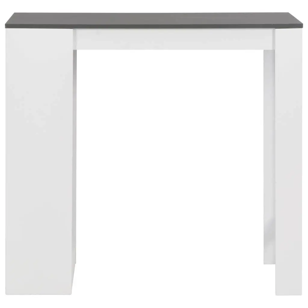 Bar Table with Storage Shelf for Compact Spaces