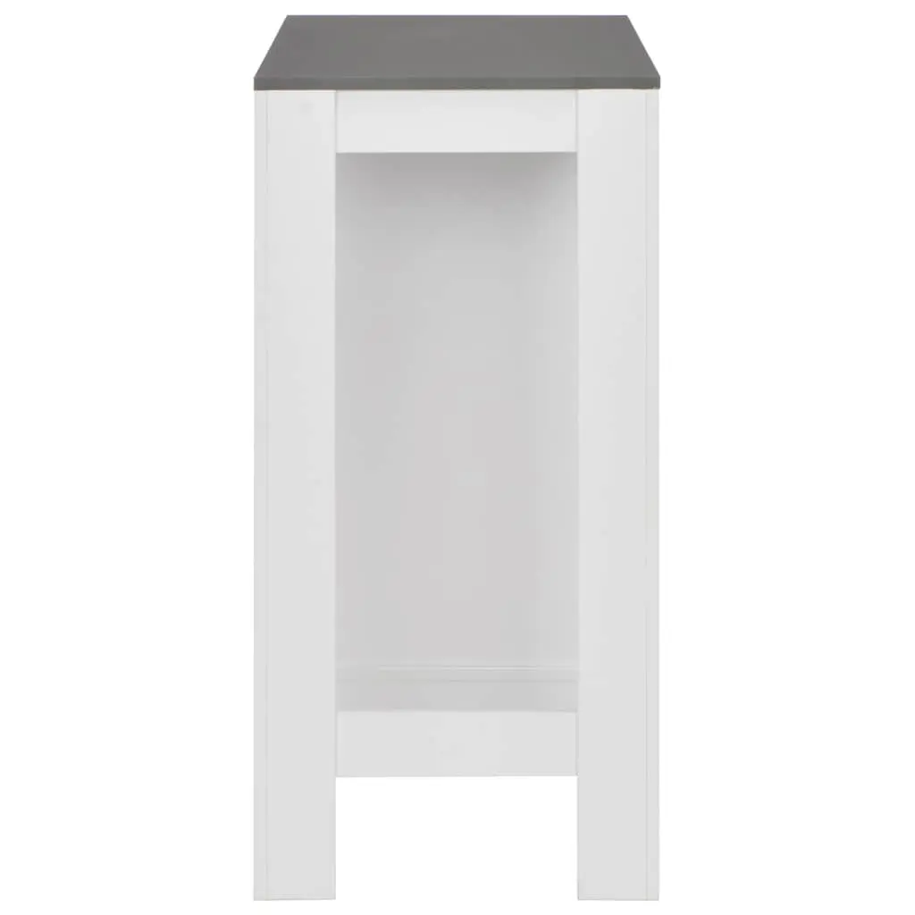Bar Table with Storage Shelf for Compact Spaces