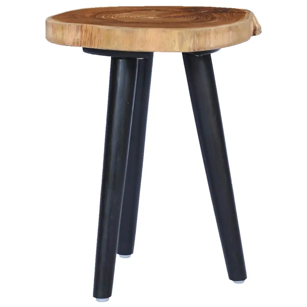 Round Teak Root Coffee Table with Mango Wood Base 40x45cm