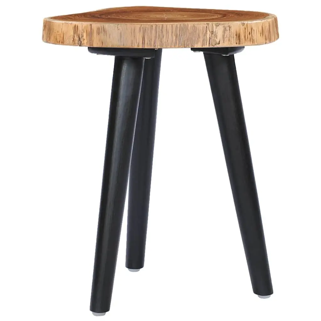 Round Teak Root Coffee Table with Mango Wood Base 40x45cm