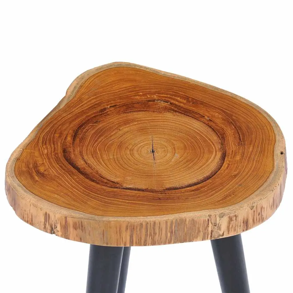 Round Teak Root Coffee Table with Mango Wood Base 40x45cm
