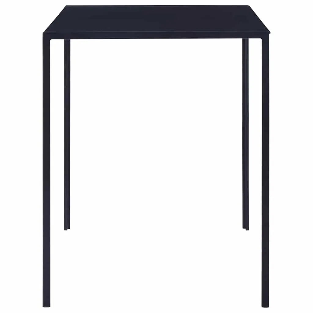 5-Piece Grey Dining Set with Glass Top