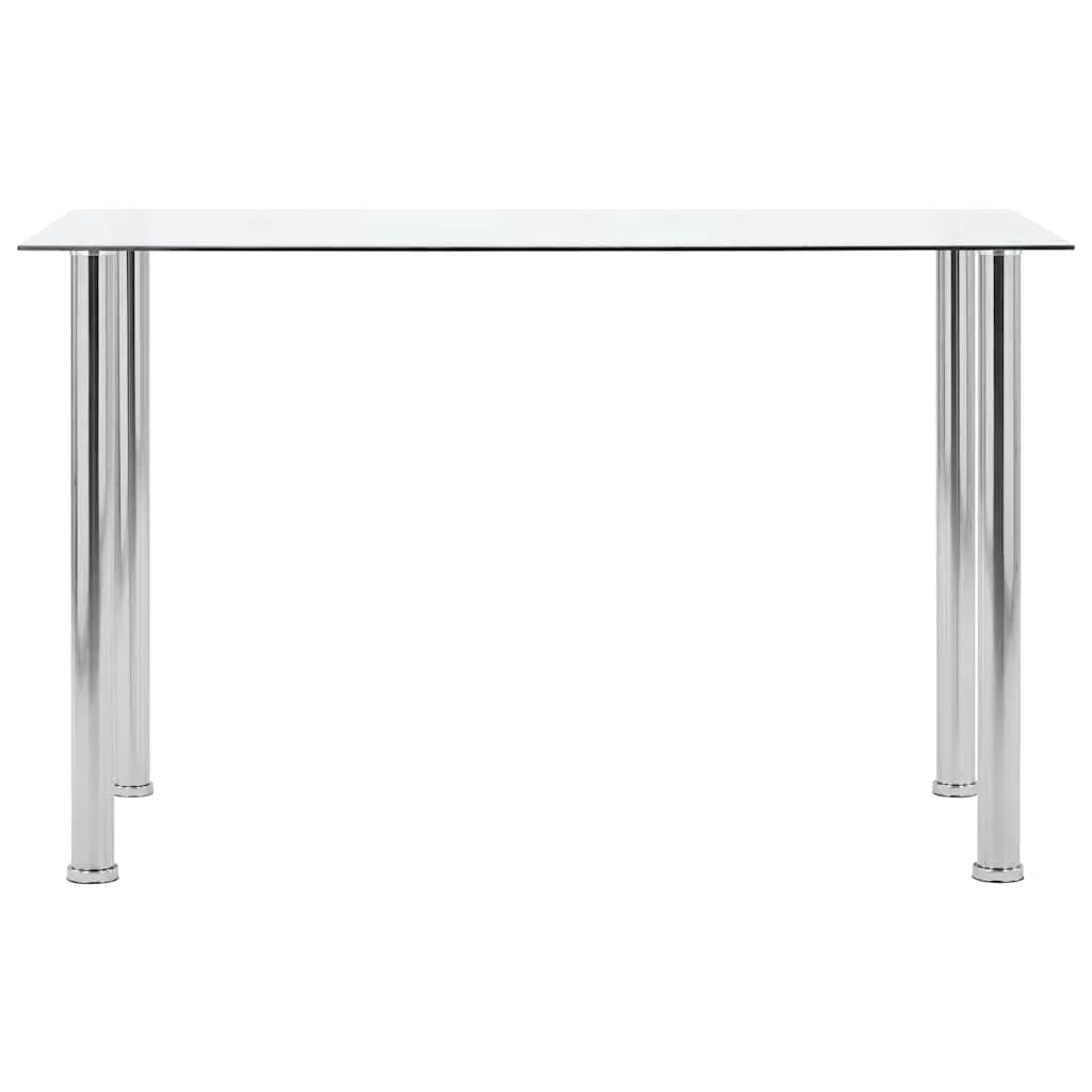 Dining Table with Tempered Glass Top