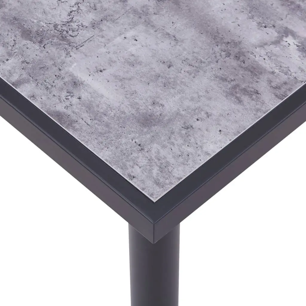Dining Table Black Concrete Grey Kitchen Room Modern Design 180x90x75 cm