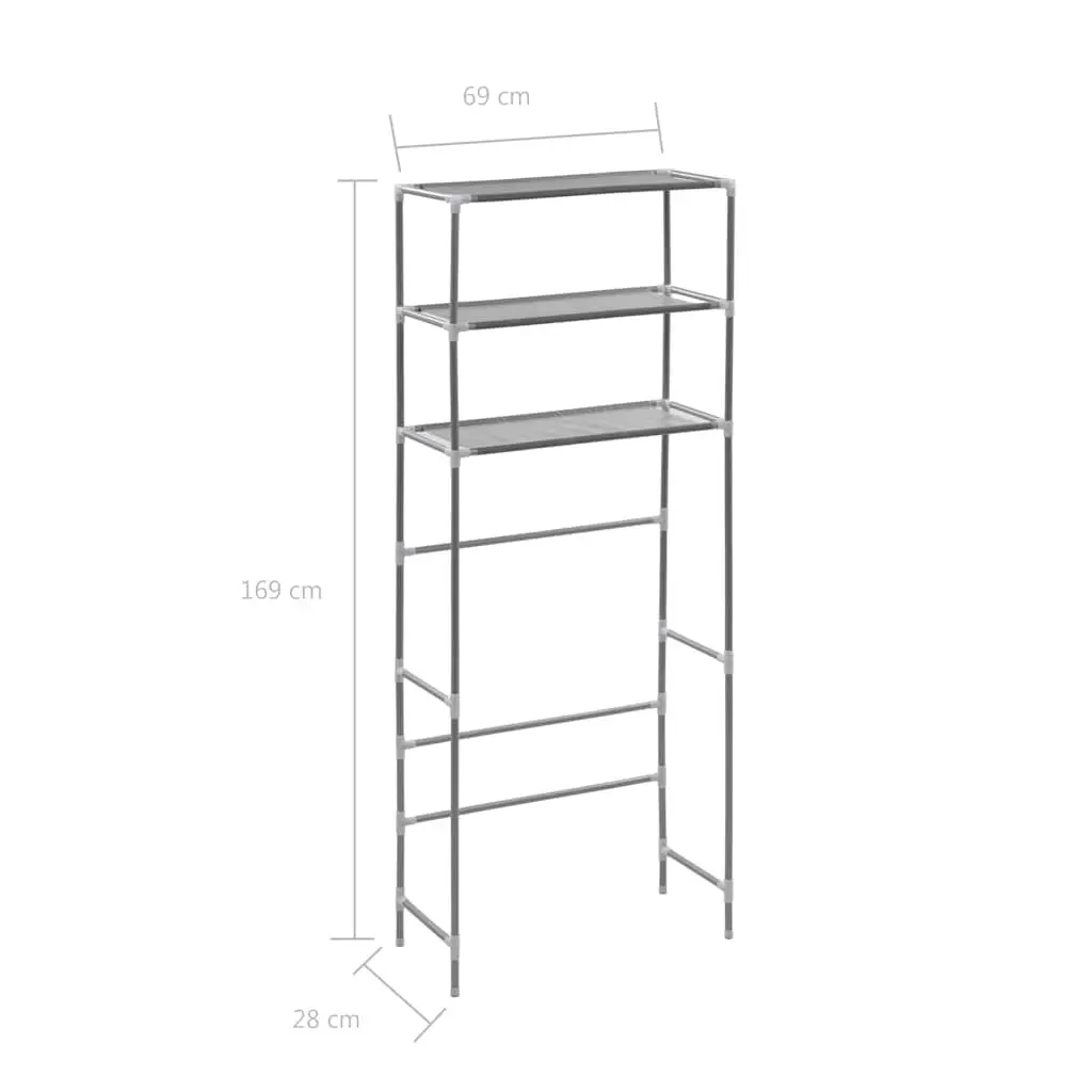 3-Tier Storage Rack for Laundry Machines