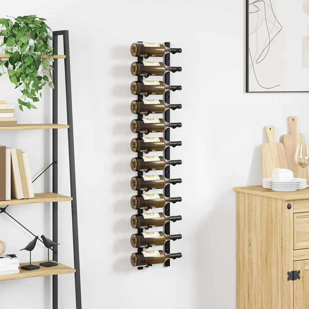 Wall Mounted Wine Rack for 12 Bottles