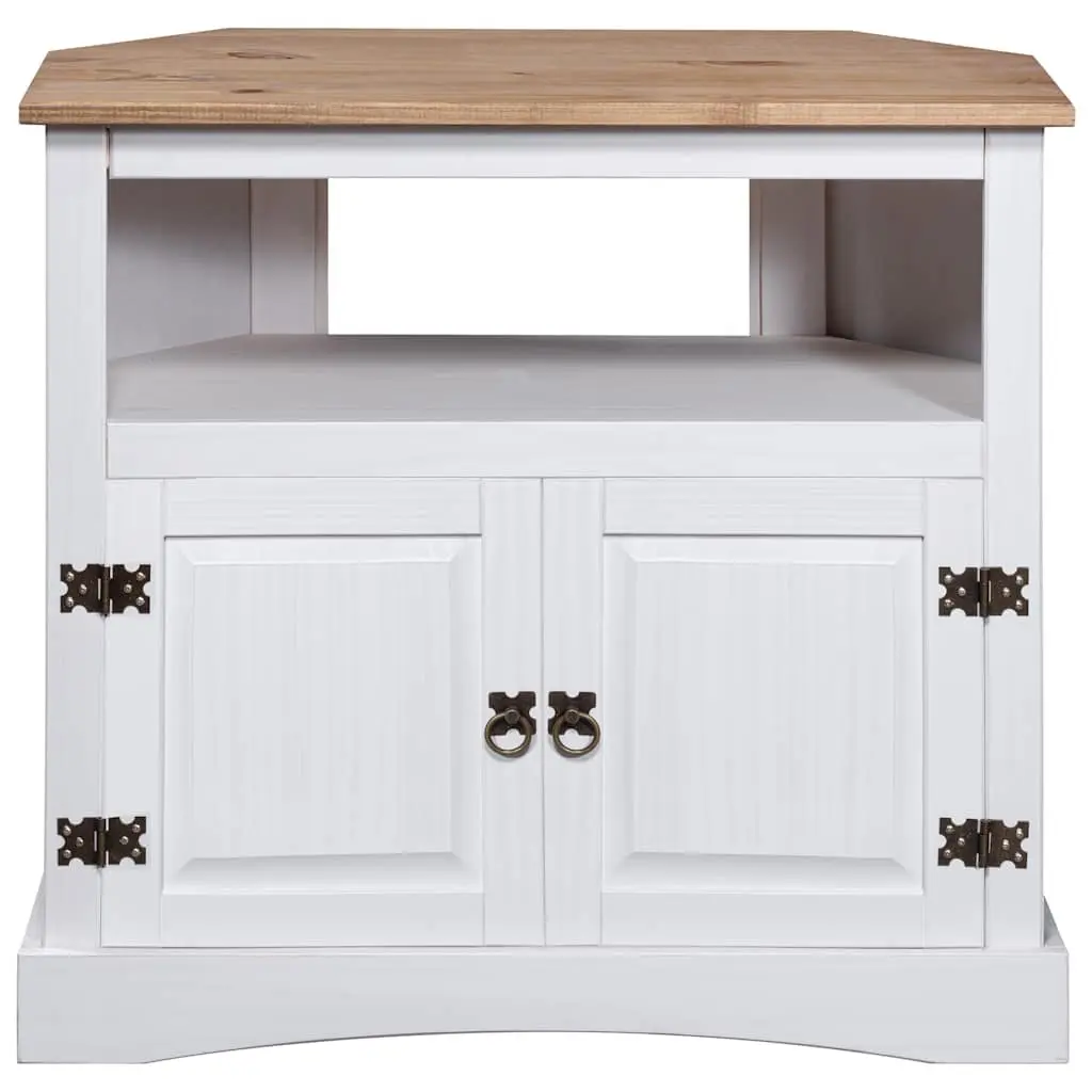 Console Table in Mexican Pine with Storage