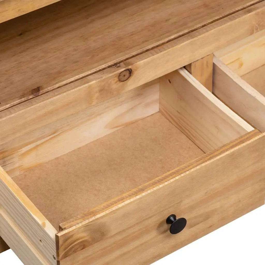 Corner TV Cabinet 93x49x49cm in Solid Pinewood