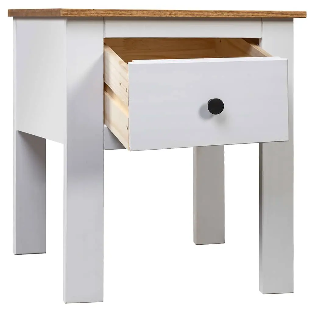 White Pine Bedside Cabinet with Storage Drawer
