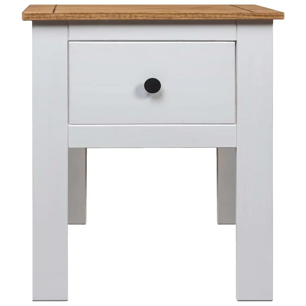 White Pine Bedside Cabinet with Storage Drawer