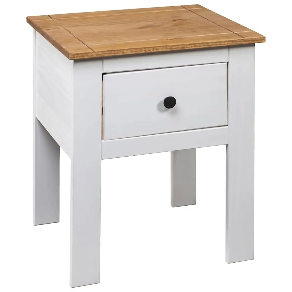 White Pine Bedside Cabinet with Storage Drawer