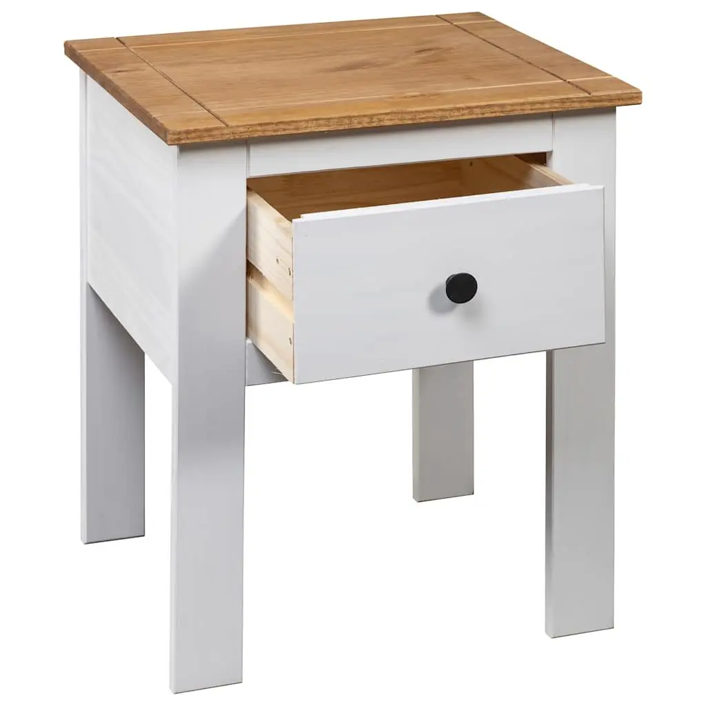 White Pine Bedside Cabinet with Storage Drawer