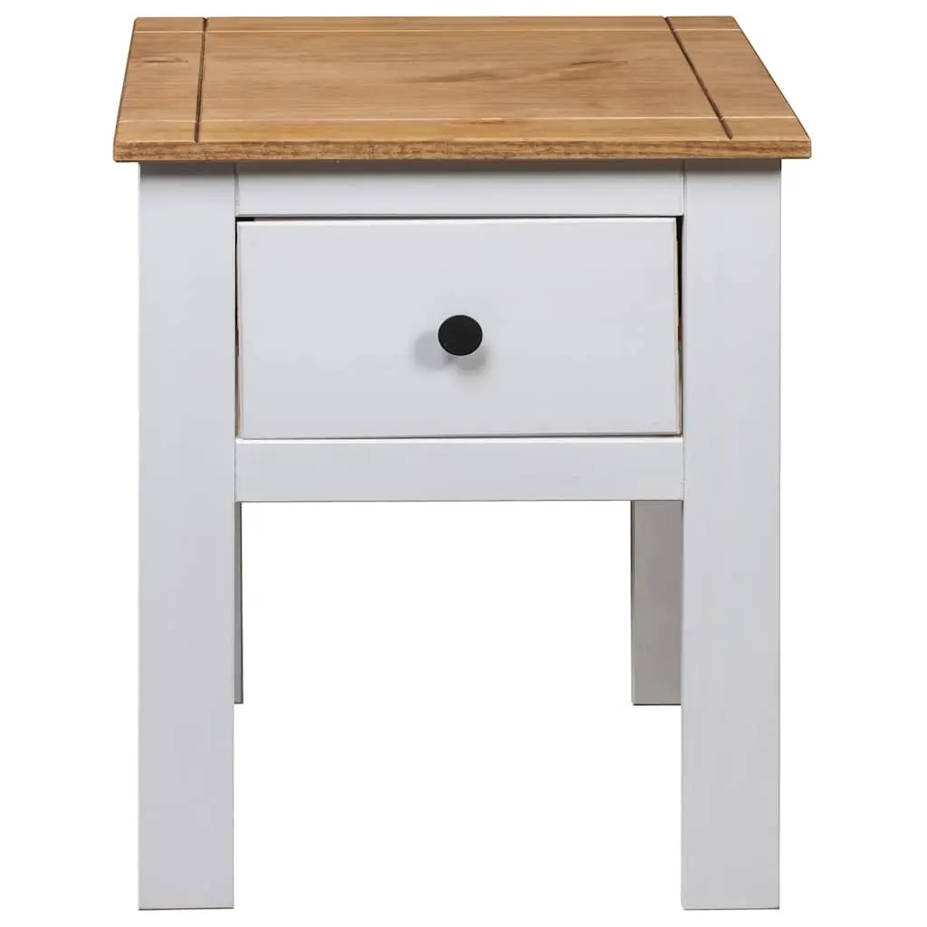 White Pine Bedside Cabinet with Storage Drawer