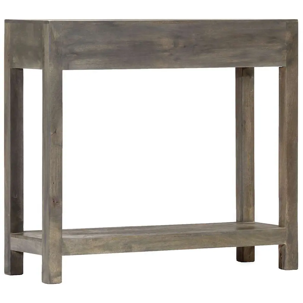 Grey Console Table 86x30x76cm Mango Wood