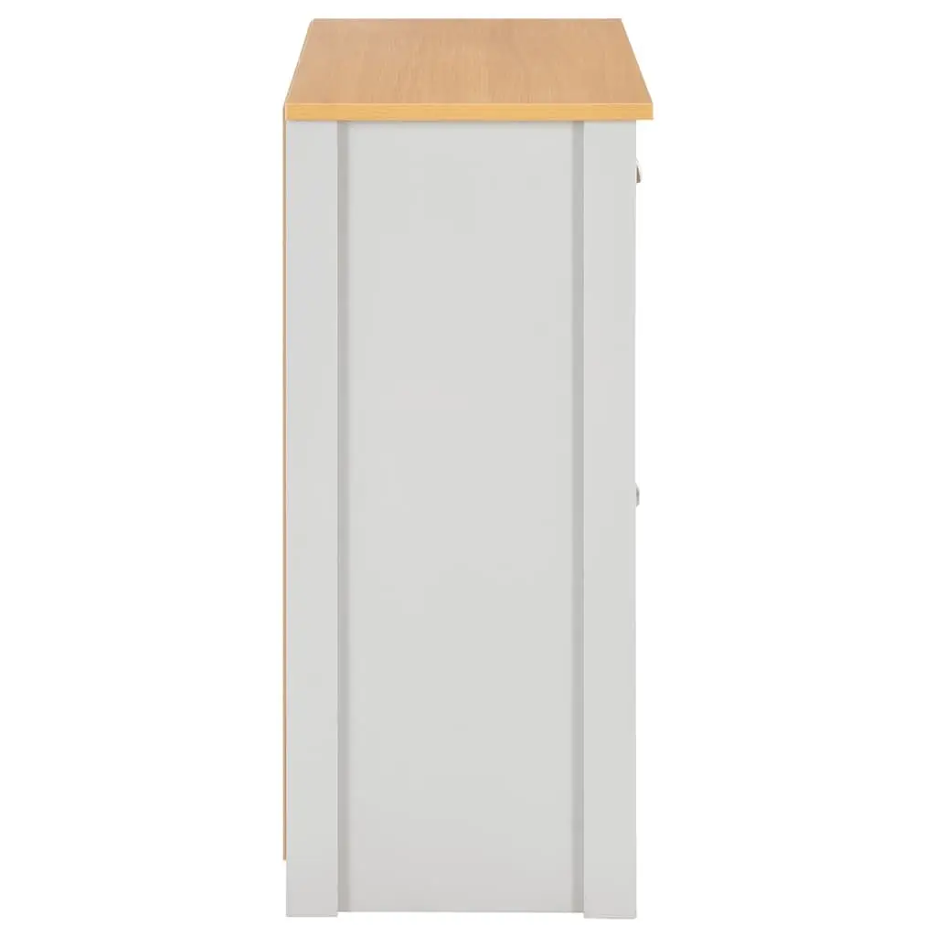 Sideboard Cabinet Engineered Wood Grey 79 x 35 x 81 cm