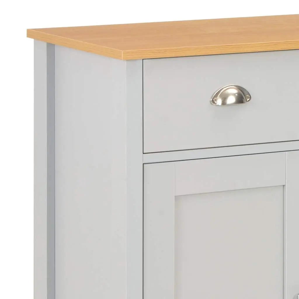 Sideboard Cabinet Engineered Wood Grey 79 x 35 x 81 cm
