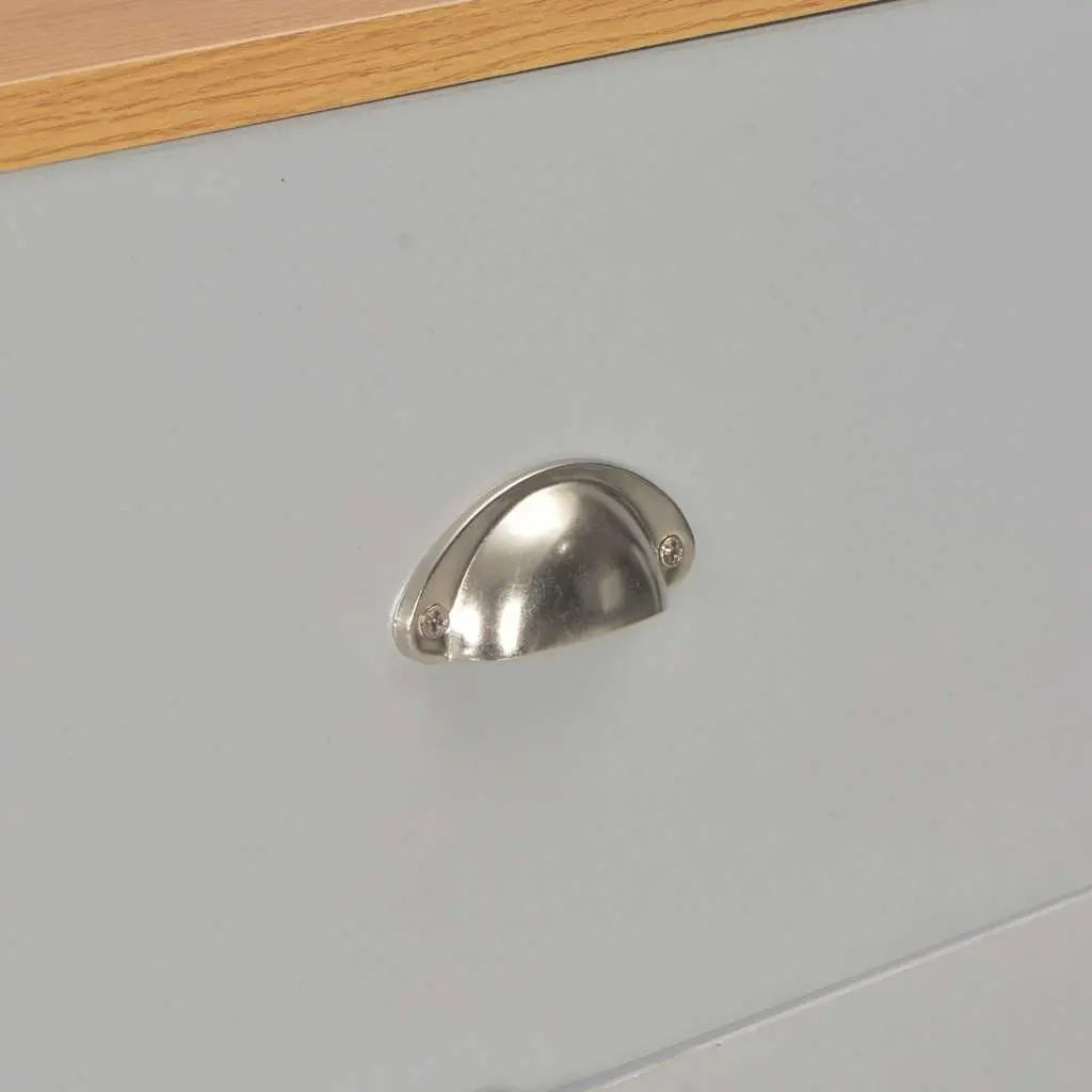 Grey Sideboard Cabinet with 2 Drawers & 3 Doors