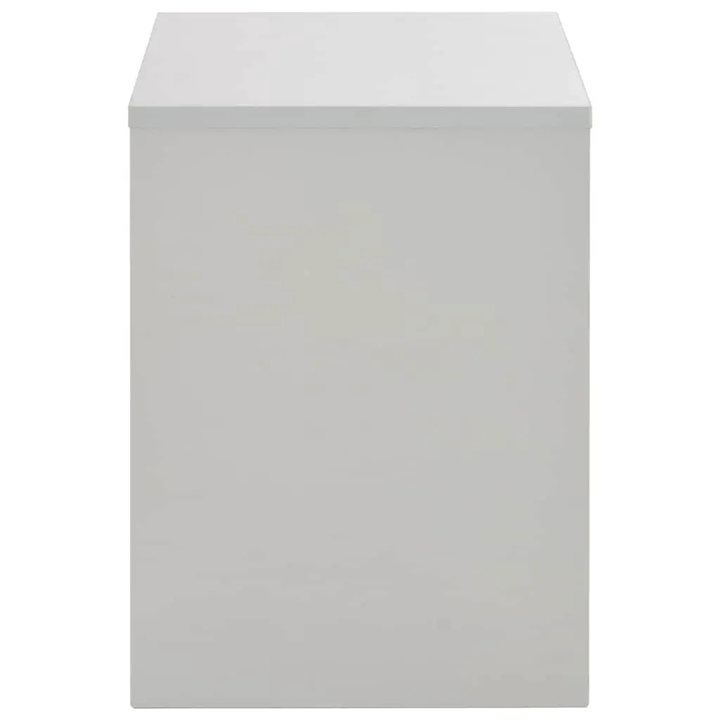 Grey Vanity Makeup Storage with Mirror and Stool