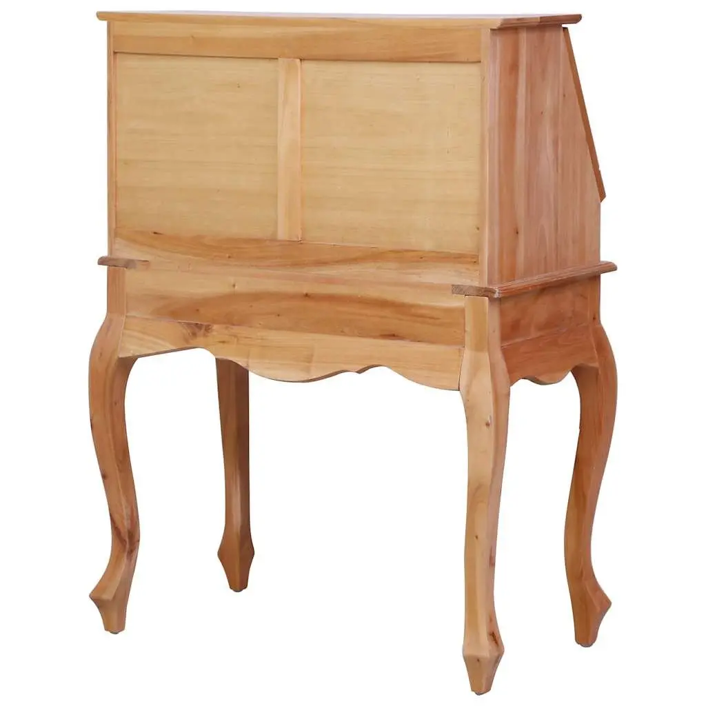 Solid Wood Vintage Secretary Desk with Flip Board
