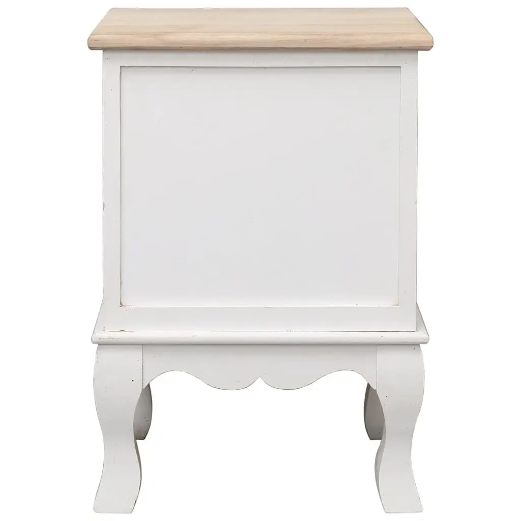 Bedside Cabinets Wooden 35x30x50 cm White 2 Piece