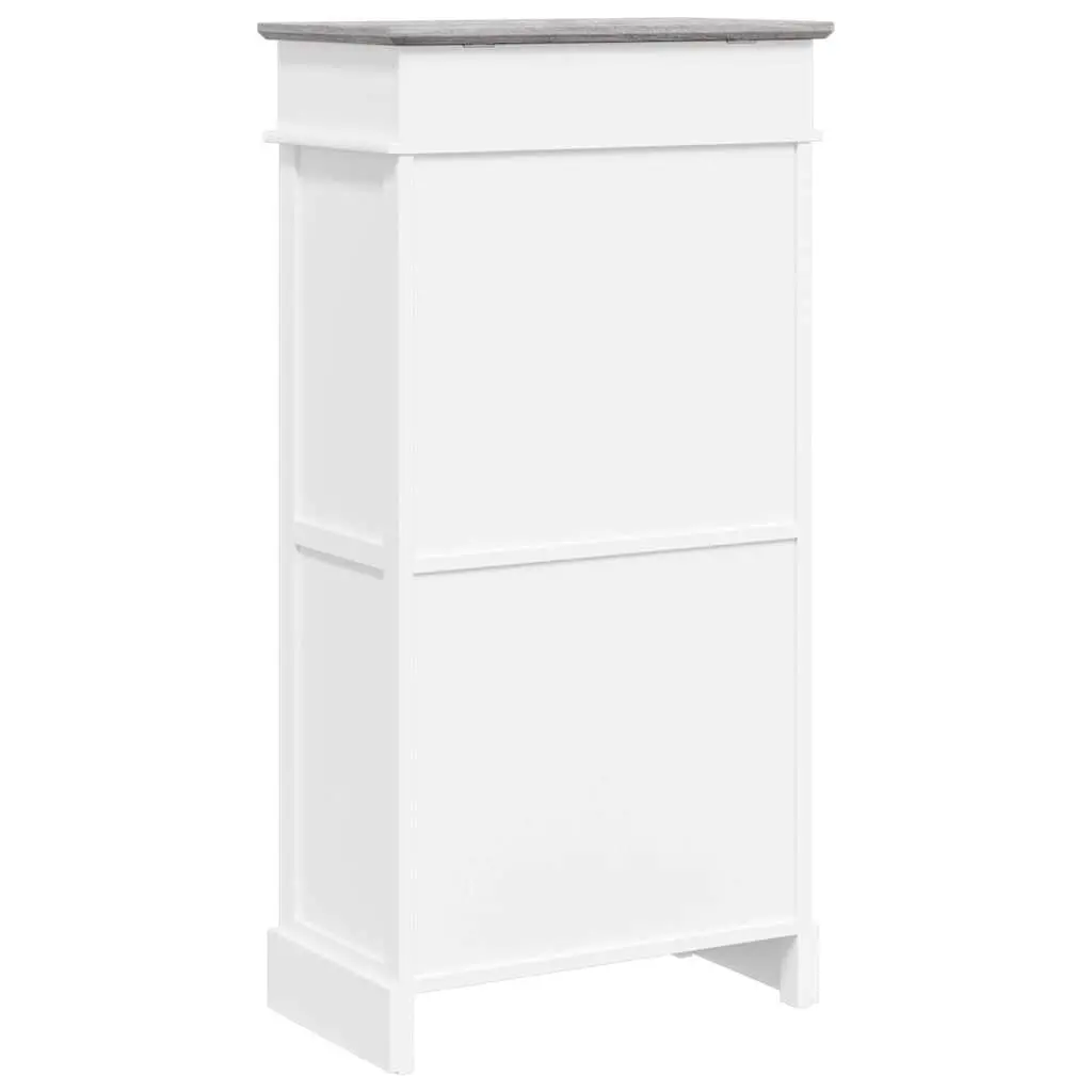Grey Wooden Shoe Cabinet for Organised Storage