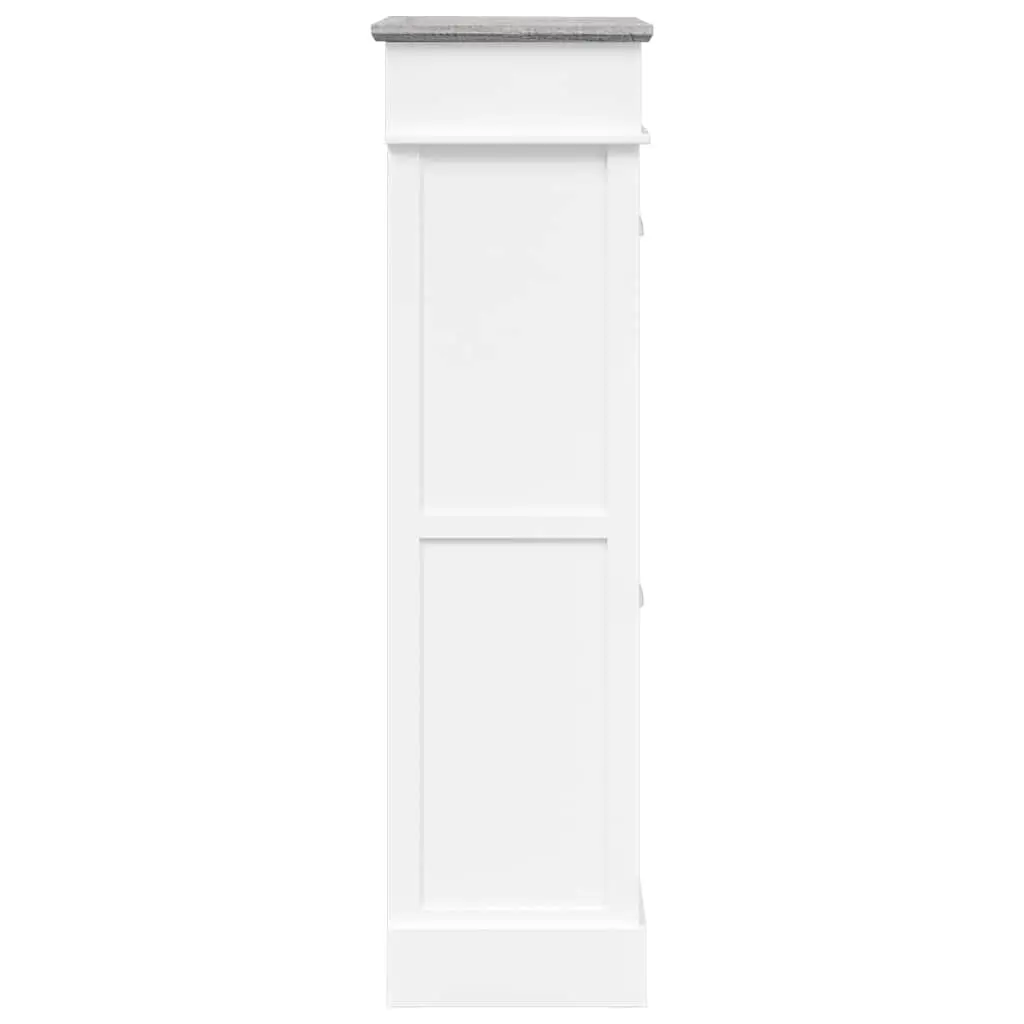 Grey Wooden Shoe Cabinet for Organised Storage