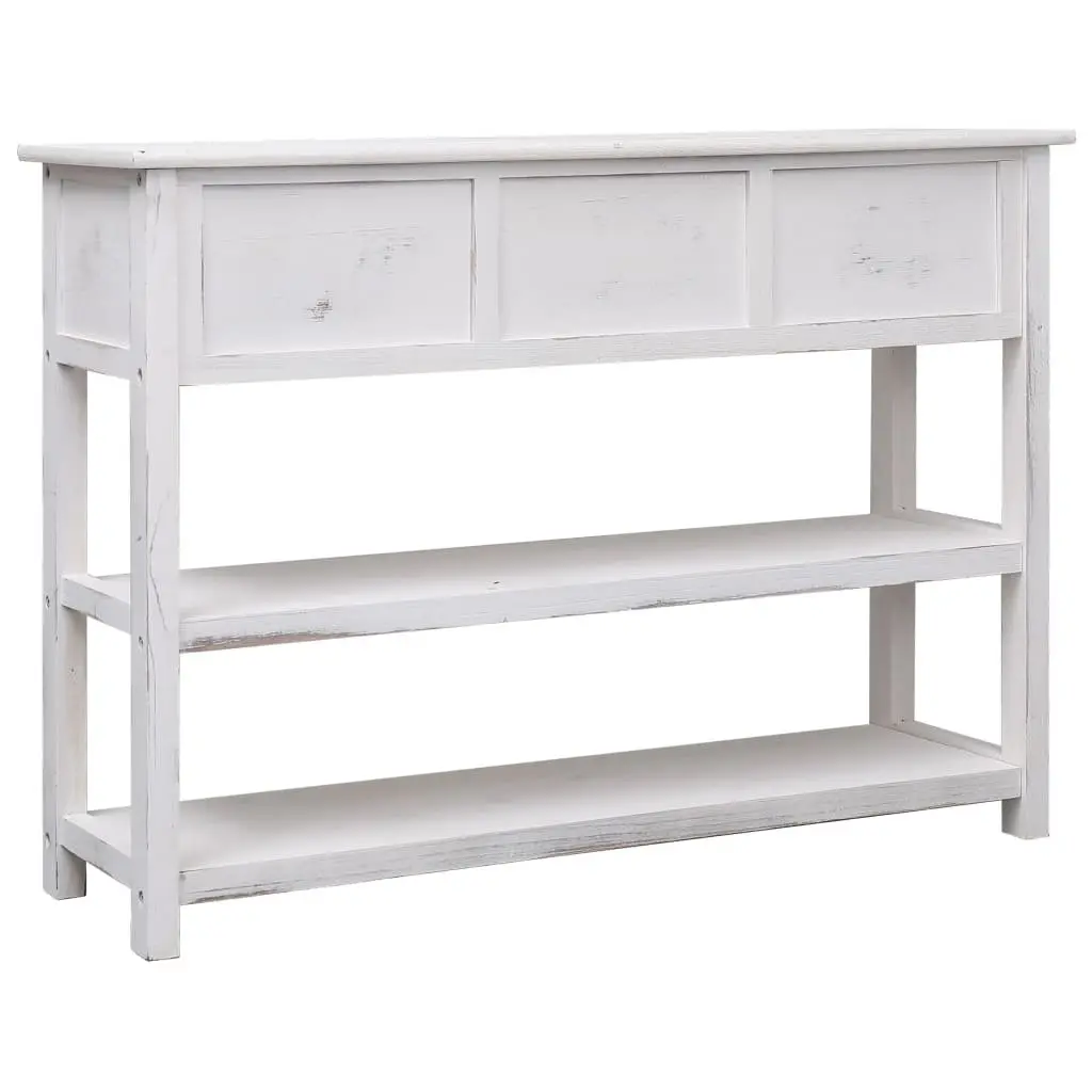 Wooden Sideboard with 3 Drawers and 2 Shelves