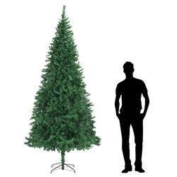 300cm Green Artificial Christmas Tree with PVC Branches