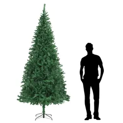 300cm Green Artificial Christmas Tree with PVC Branches