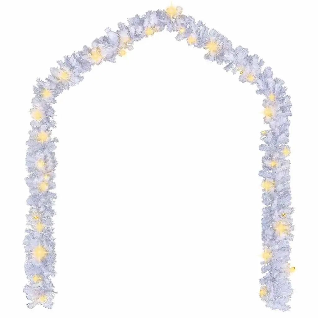 Christmas Garland LED Lights 10m White Decoration