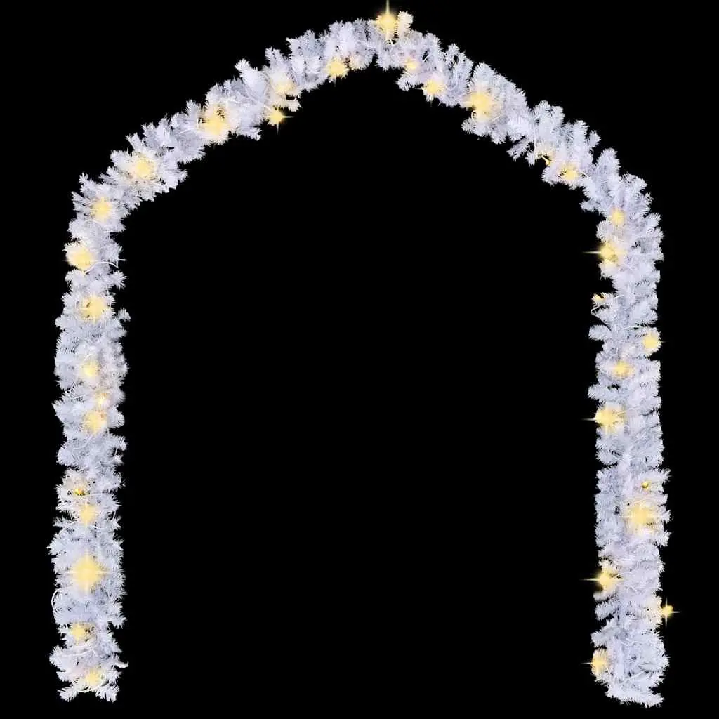 Christmas Garland LED Lights 10m White Decoration