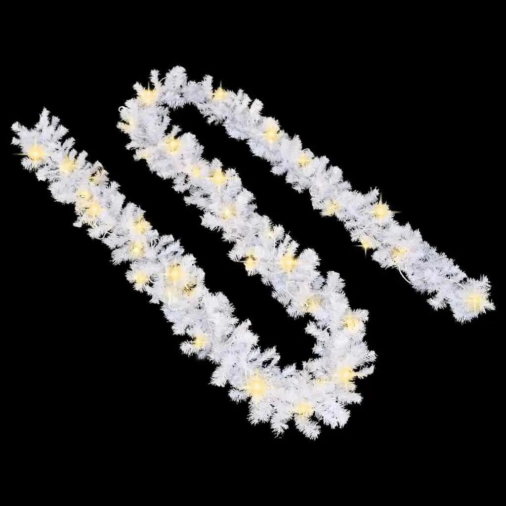 Christmas Garland LED Lights 10m White Decoration