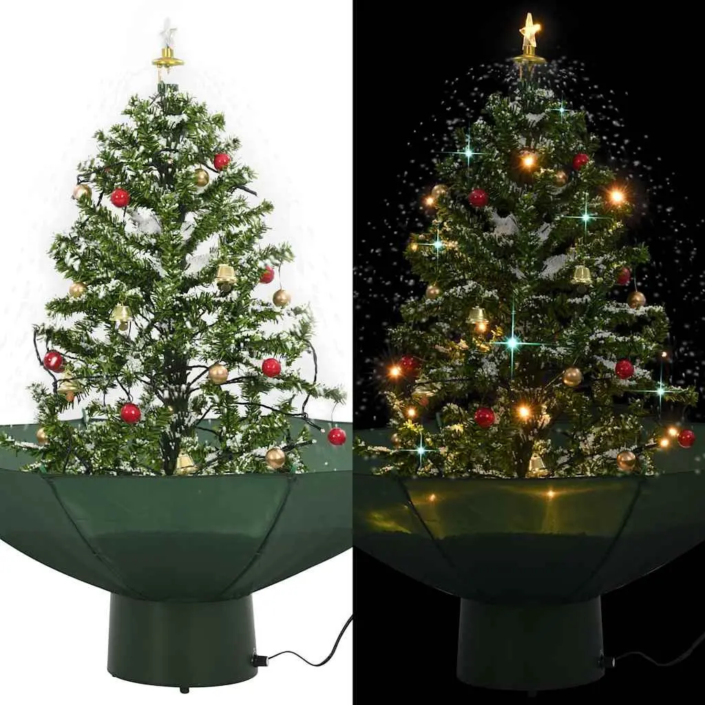 75cm Green Artificial Christmas Tree with Snowing Effect
