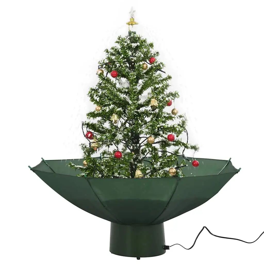 75cm Green Artificial Christmas Tree with Snowing Effect