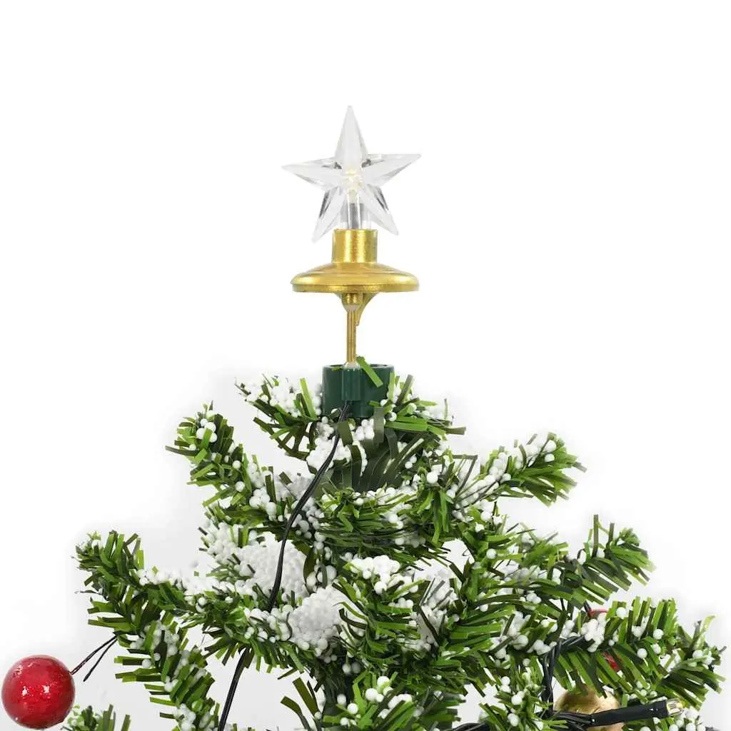 75cm Green Artificial Christmas Tree with Snowing Effect