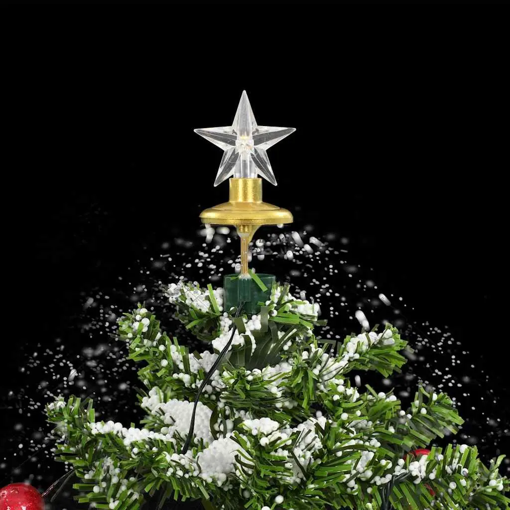 75cm Green Artificial Christmas Tree with Snowing Effect