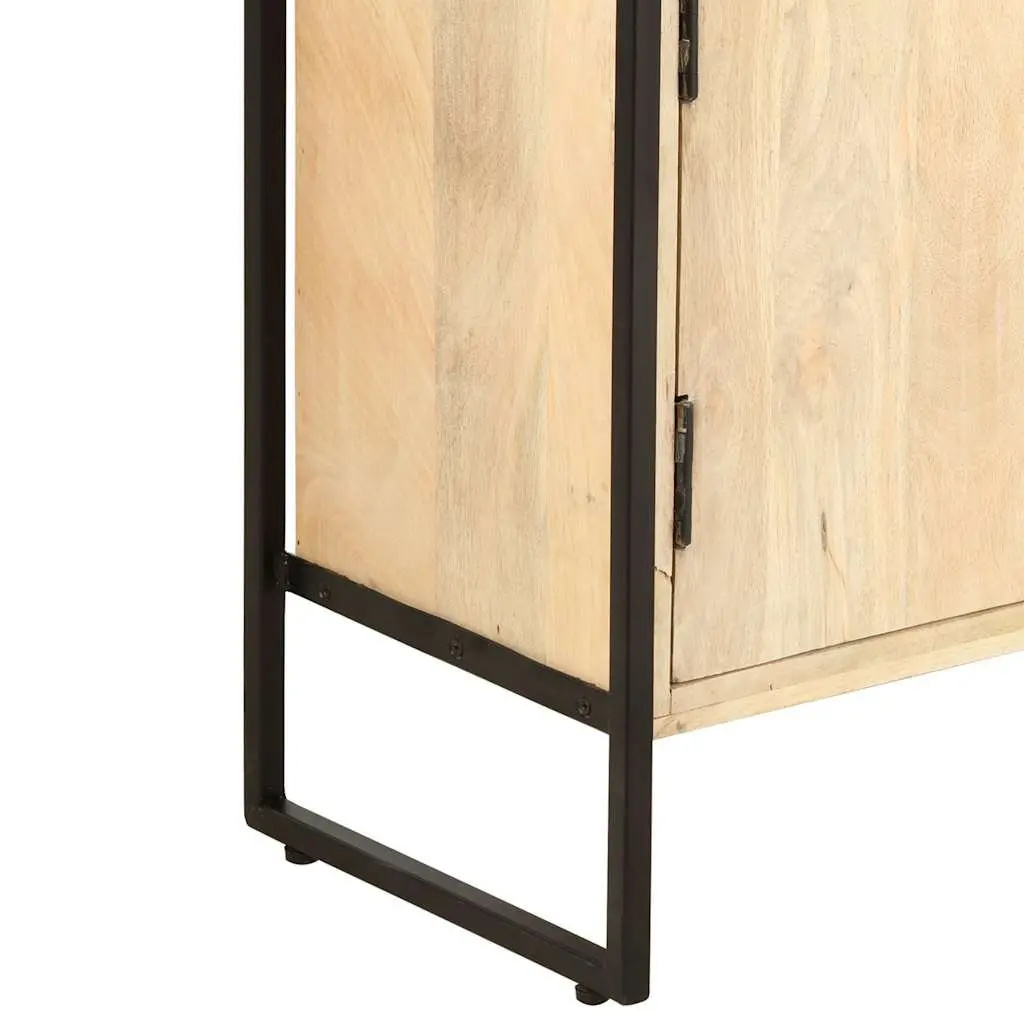 4-Tier Bookcase in Solid Mango Wood