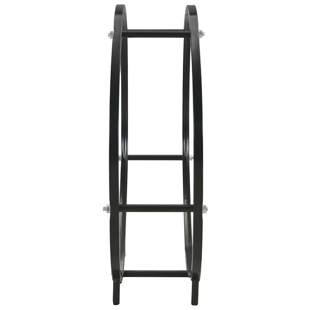 Firewood Rack Steel 70x20x70cm Black