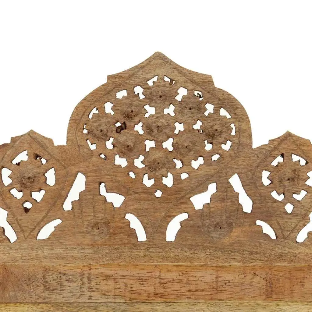Hand Carved 3-Panel Folding Room Divider
