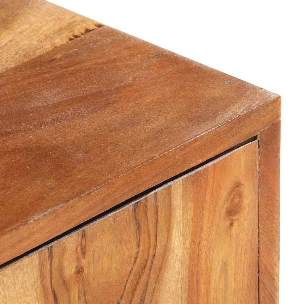 TV Cabinet Solid Acacia Wood 140x30x50 cm Brown