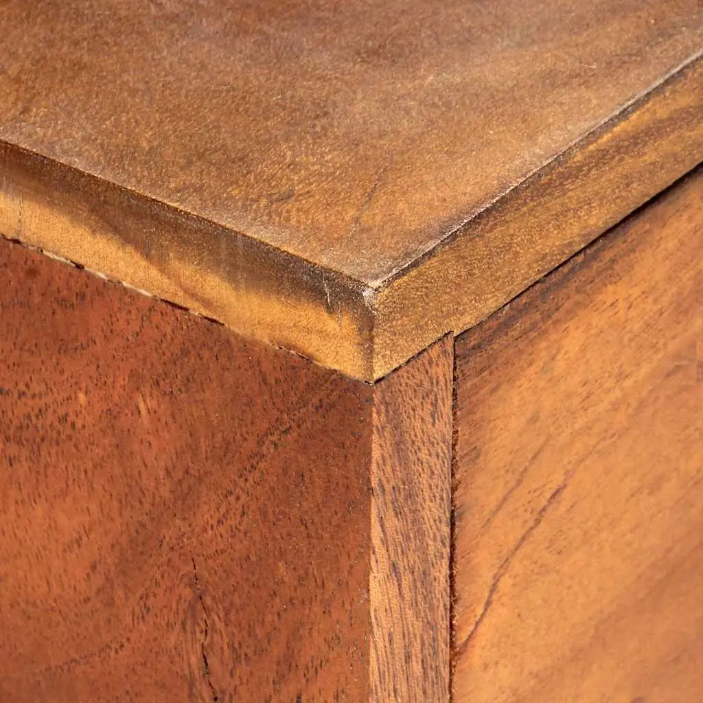 TV Cabinet Solid Acacia Wood 140x30x50 cm Brown
