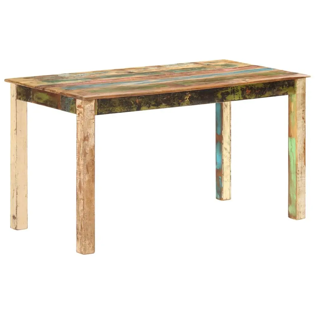 Solid Reclaimed Wood Dining Table for Kitchen or Dining Room